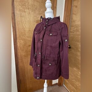 G.H. Bass & Co. Burgundy Utility Jacket